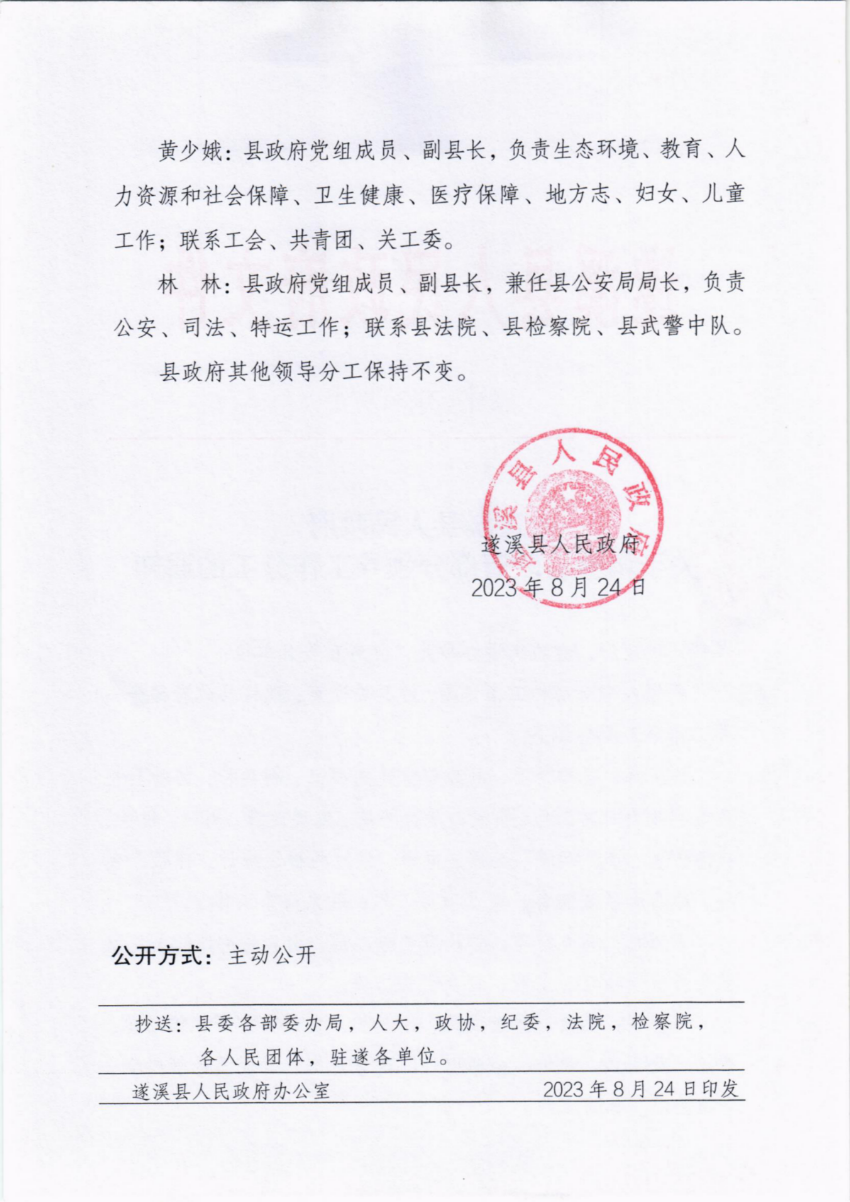 遂溪縣人民政府關于調(diào)整縣政府部分領導工作分工的通知_01.png