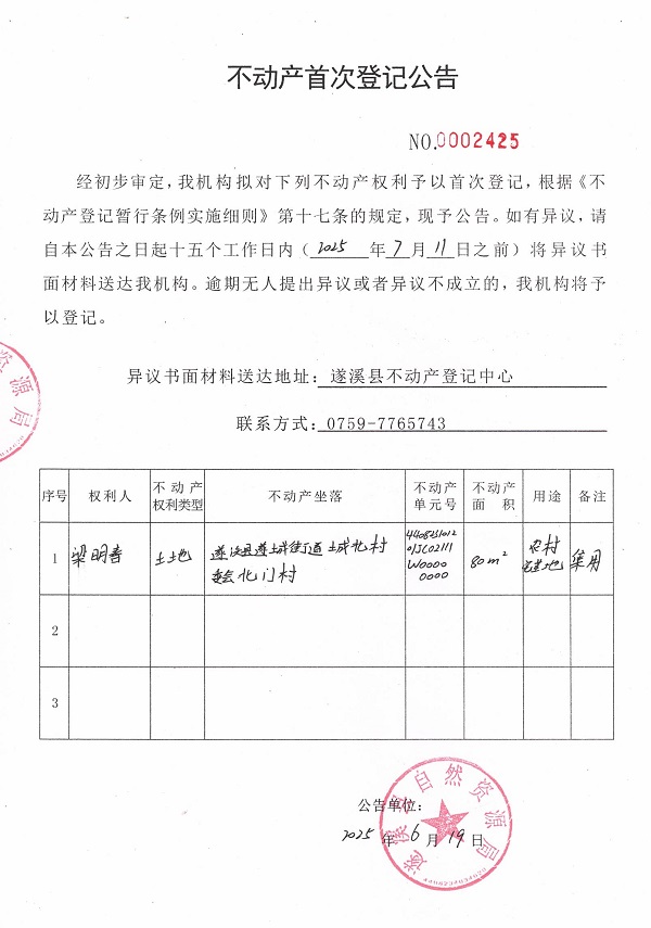 不動產首次登記公告（梁明春）.jpg