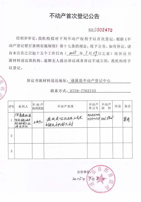 不動產首次登記公告（廣東省遂溪縣嶺北鎮城里村押冊下經濟合作社-2）.jpg